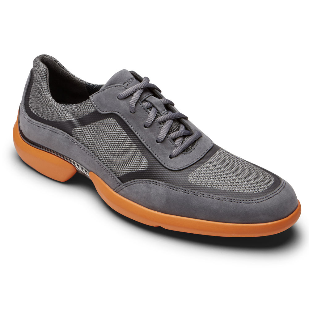 Zapatillas Rockport Hombre Mexico - Total Motion Advance Sport Mesh Shoe Grises - WLSUH7134